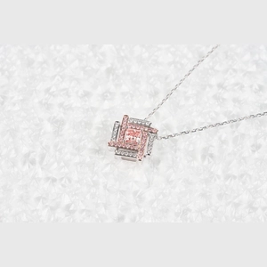 Pink Diamond Necklace