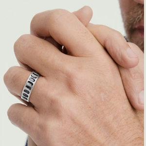 Colosseum Ring Oxidized Sterling Silver