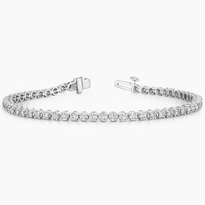 18K White Gold7.5 in. Diamond Tennis Bracelet (3 ct. tw.)