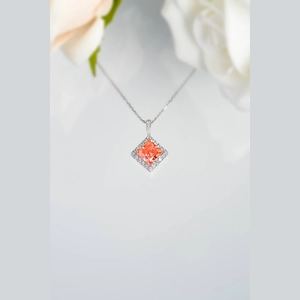 Red Princess Diamond Necklace