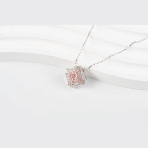 Pink Diamond Necklace