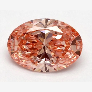 2.01 Ct. Fancy Vivid Pink Oval Lab Grown Diamond