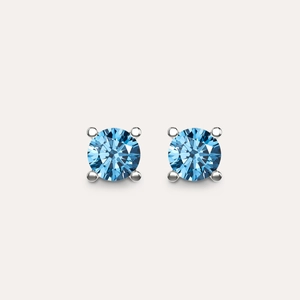 Solitaire Diamond Stud Earrings, 0.8 ct. tw.