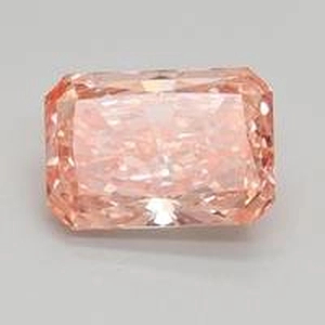 1.68 Ct. Fancy Intense Pink Radiant Lab Created Diamond