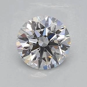 0.73 Carat Round Lab Created Diamond Ideal Cut • D Color • VS2 Clarity