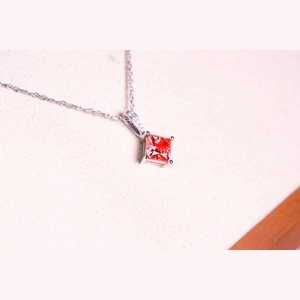 Red Princess Diamond Necklace