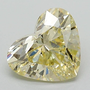 2.07 Ct. Fancy Intense Yellow Heart Lab Grown Diamond