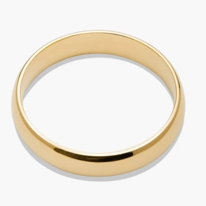 4mm Curve Band 14k Yellow Gold