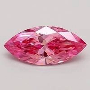 0.96 Ct. Fancy Vivid Purplish Pink Marquise