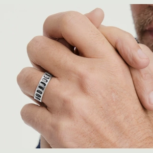 Colosseum Ring Oxidized Sterling Silver