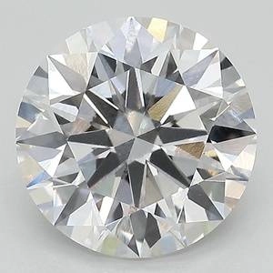 3.33 Carat Round Lab Created Diamond Super Ideal Cut • F Color • VVS2 Clarity