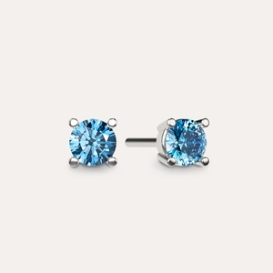 Solitaire Diamond Stud Earrings, 0.8 ct. tw.