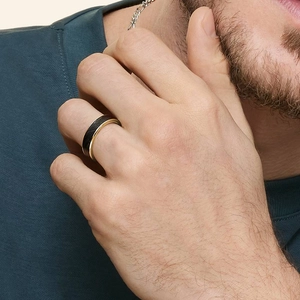 Blaze Black 6mm Wedding Ring