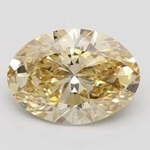 1.11 Ct. Fancy Intense Brownish Yellow Oval