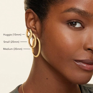 3mm Small Perfect Hoop Earrings