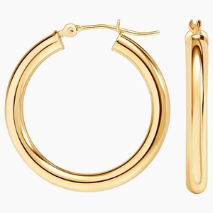 3mm Small Perfect Hoop Earrings
