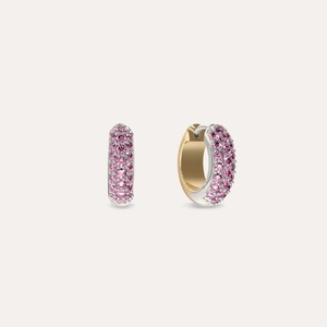 Double Sided Mixed Gemstone Hoops