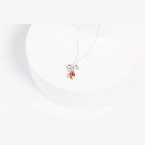 Red Pear Diamond Ring