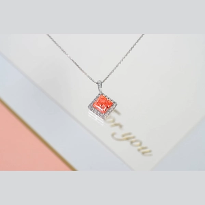 Red Princess Diamond Necklace