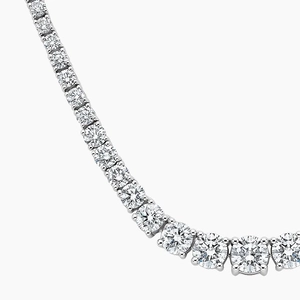 14K White GoldDita Lab Grown Diamond Necklace (22 ct. tw.)