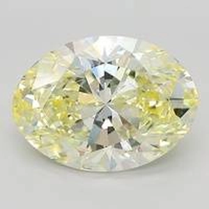 5.54 Ct. Fancy Light Yellow Oval