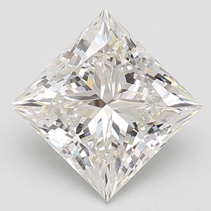 2.09 Carat Princess Lab Created Diamond Super Ideal Cut • G Color • VVS2 Clarity
