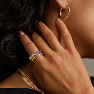 Luxe Lilac Ombre Ring