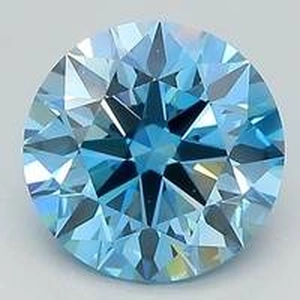 1.67 Ct. Fancy Intense Blue Round