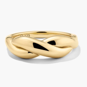 Brioche Ring 18k Gold Vermeil