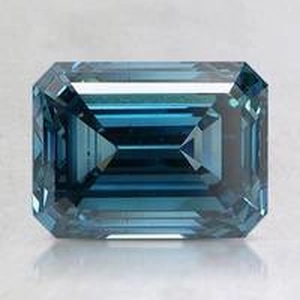 2.02 Ct. Fancy Vivid Blue Emerald Lab Created Diamond