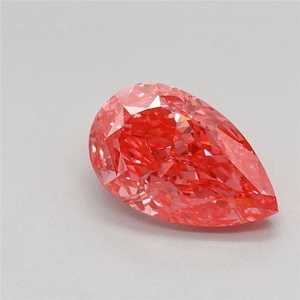 1.30 Ct. Fancy Vivid Pink Pear Lab Grown Diamond