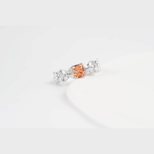 Pink Princess Diamond Ring