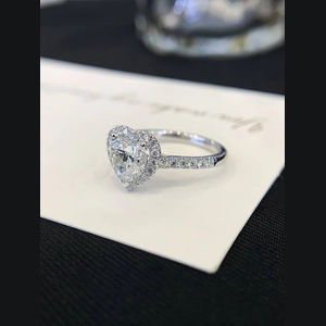 Classic Heart Diamond Ring