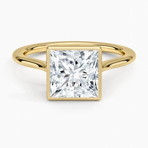 Petite Luna 1.5mm Bezel Engagement Ring