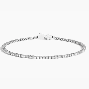 6.5 in. Petite Diamond Tennis Bracelet (1 1/2 ct. tw.) in 14K White Gold