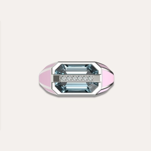 Prism Chroma Artdeco Signet Ring