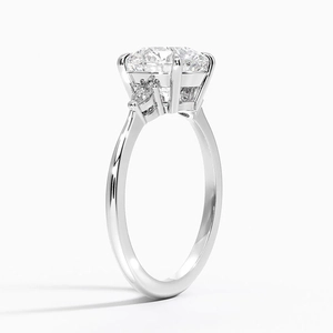 Aria Three Stone with 2ct Round Certified Lab Diamond