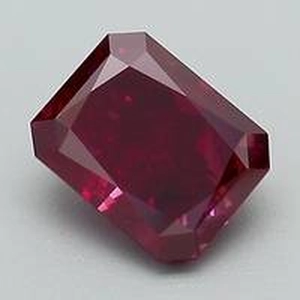 1.13 Ct. Fancy Purplish Red Radiant Lab Created Diamond