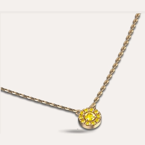 Halo Diamond Necklace
