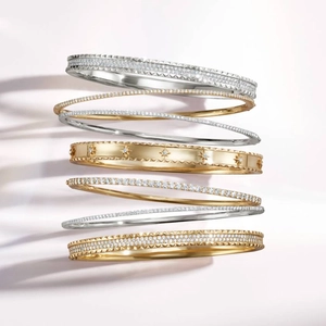 Whisper 6.5 in. Diamond Bangle Bracelet (3/8 ct. tw.)