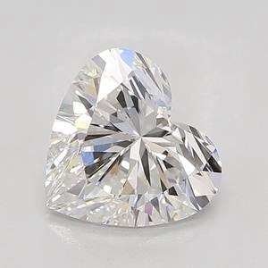 New 1.52 Carat Heart Lab Created Diamond Very Good Cut • E Color • VS1 Clarity