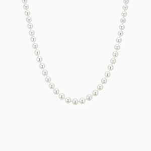 18K White GoldMargaret Premium Akoya Cultured Pearl 18 in. Necklace