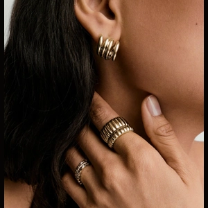 Spiral Earrings 18k Gold Vermeil