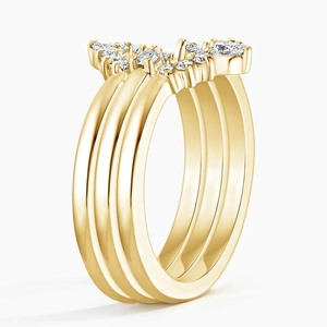 Lunette Wren Diamond Ring Stack (1/4 ct. tw.)