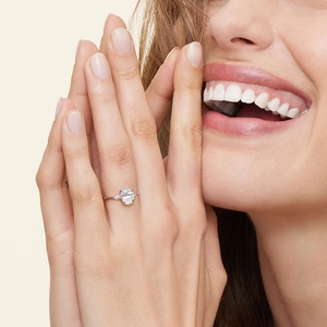 Aria Three Stone with 2ct Round Certified Lab Diamond