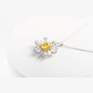 Yellow Radiant Diamond Ring