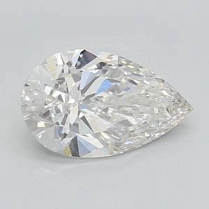 2.01 Carat Pear Lab Created Diamond Ideal Cut • G Color • VS2 Clarity