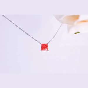 Red Princess Diamond Necklace