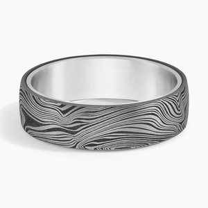 Jude Marbled 6.5mm Wedding Ring