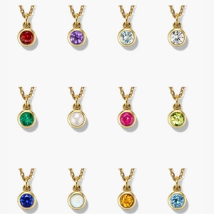 Sia Birthstone Pendant Necklace18k Gold Vermeil